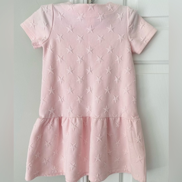 Gymboree Girls Pale Pink Star Textured Dress, Size 5T - Picture 5 of 7
